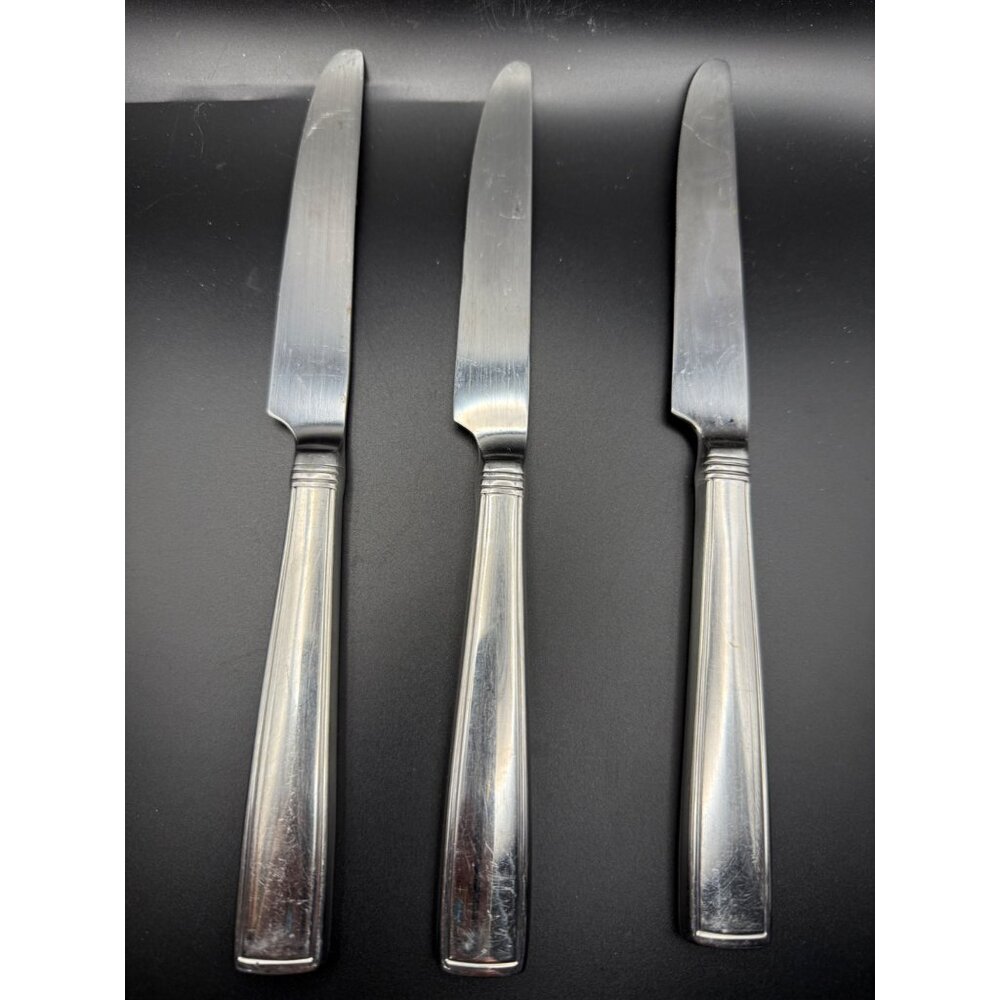 Reed & Barton Benson Pattern Stainless Steel Knives Set Of 3